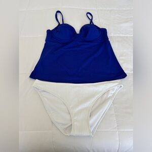 J Crew Royal Blue Tankini Top